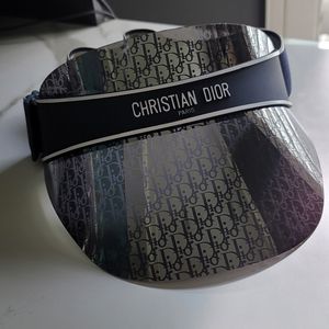 Blue Dior Oblique Visor